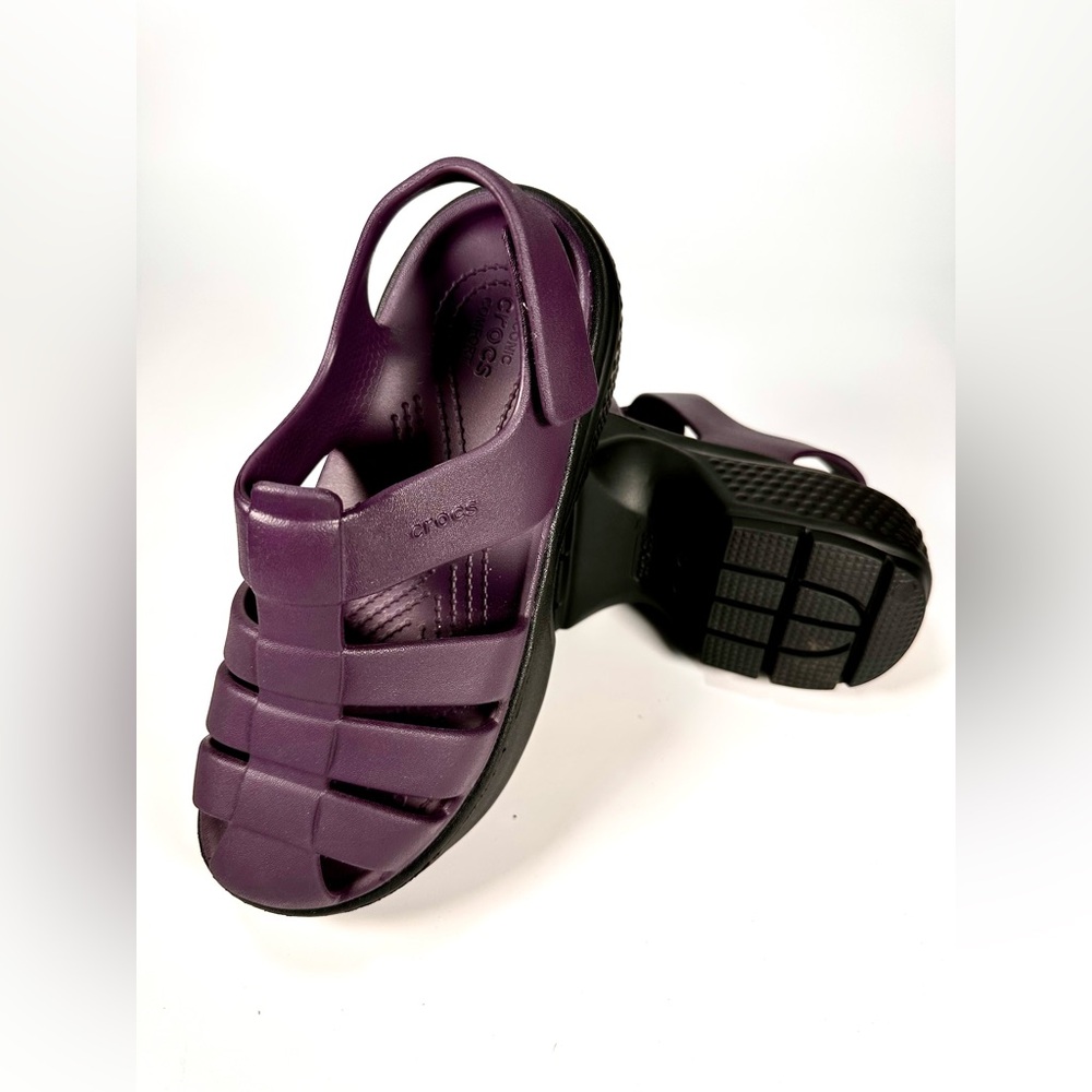 NWOT CROCS STOMP FISHERMAN SANDAL Platform  UNISEX M5, W7 - Picture 2 of 9